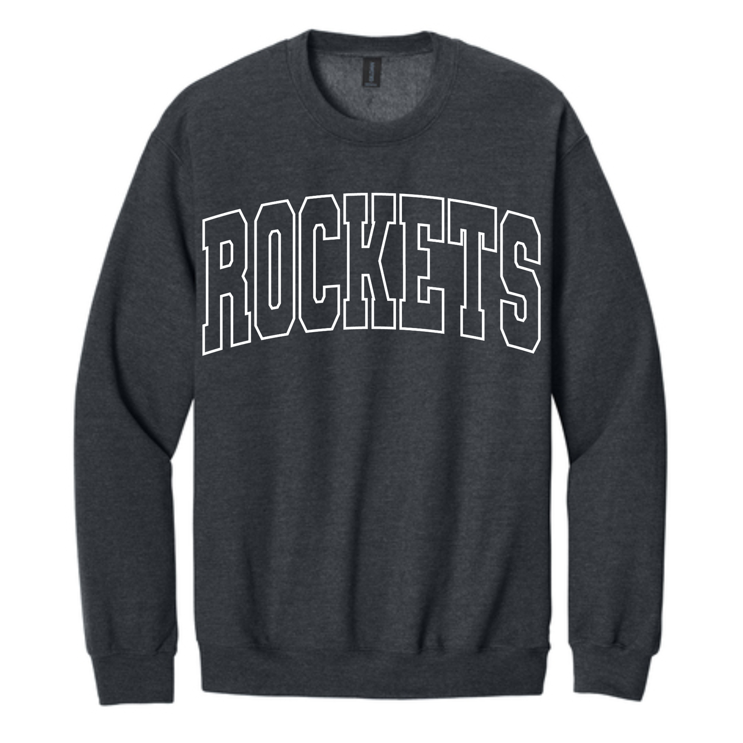 Rockets Block Outline Crewneck