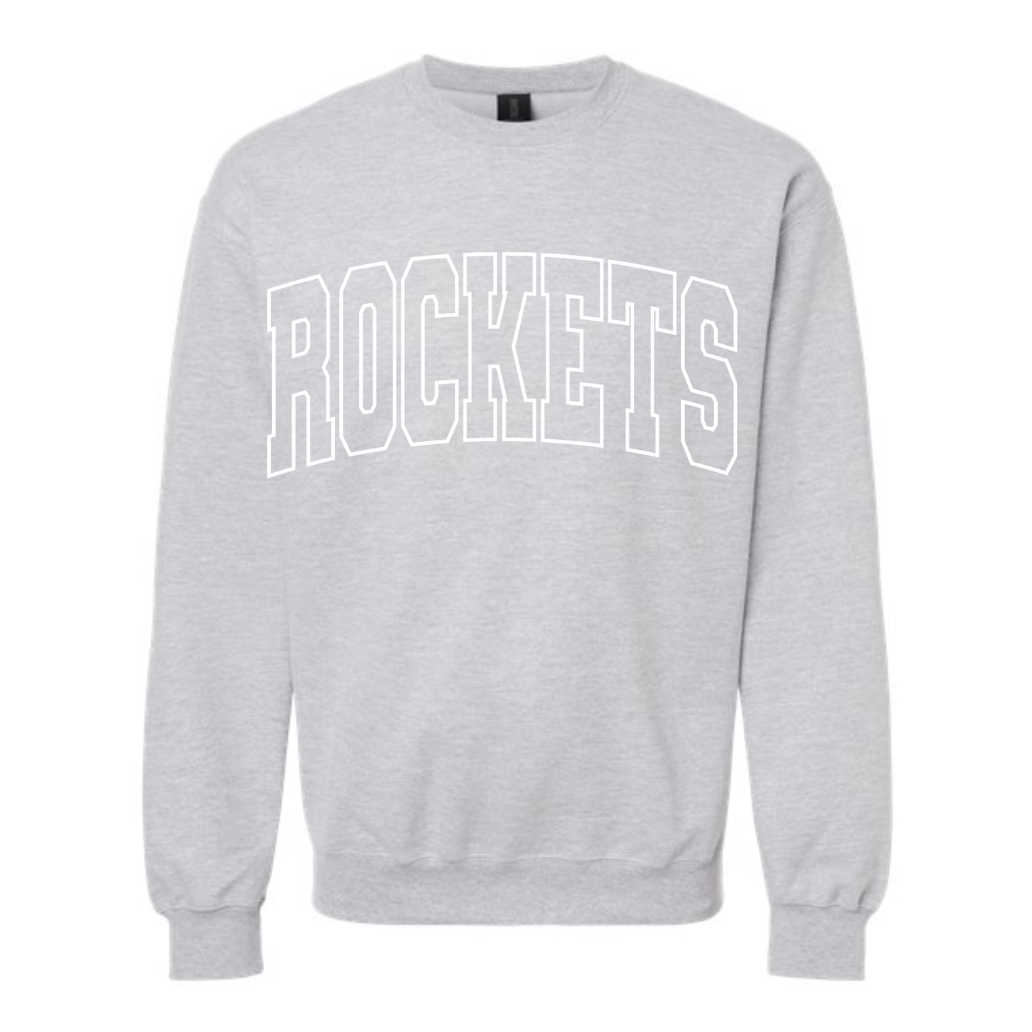 Rockets Block Outline Crewneck