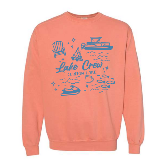 Lake Crew Clinton Lake Crewneck Sweatshirt