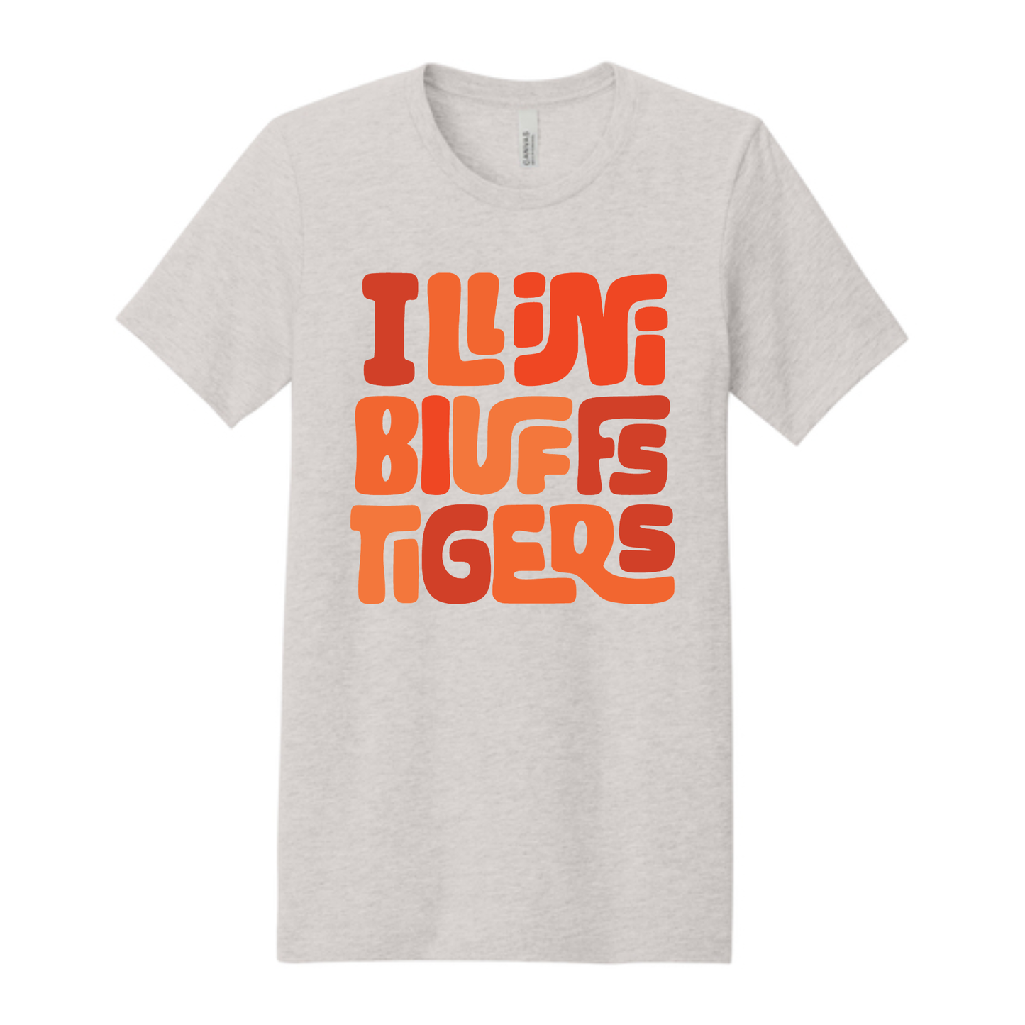Illini Bluffs Tigers Groovy Tee