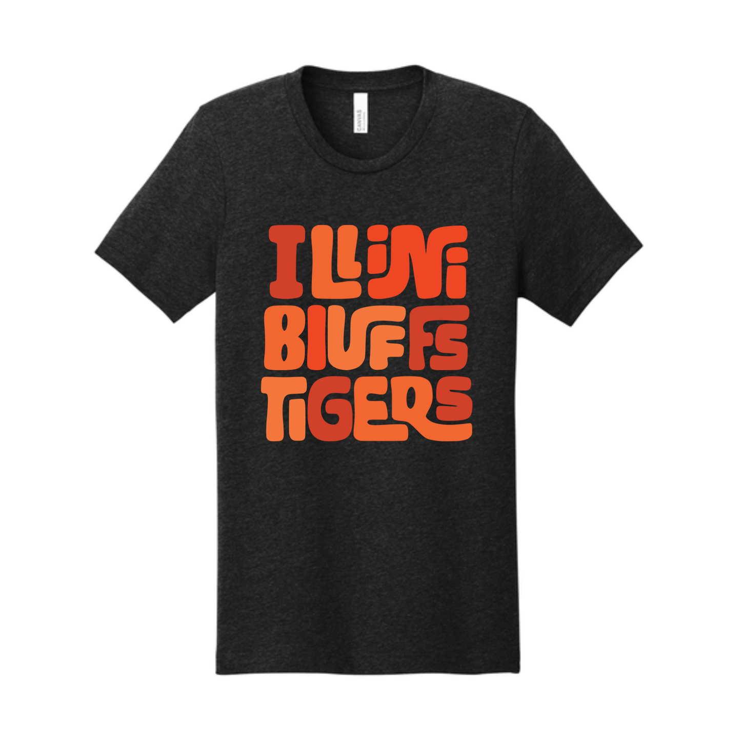 Illini Bluffs Tigers Groovy Tee