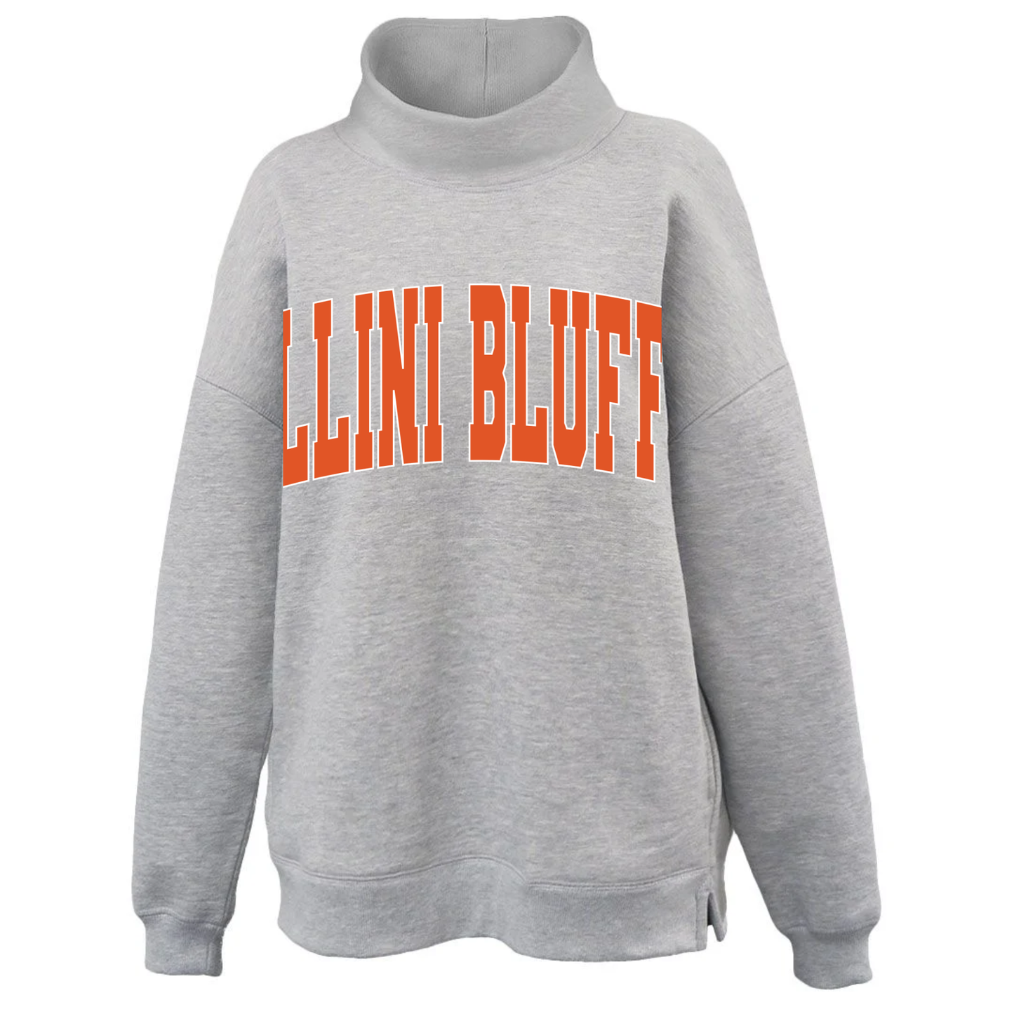 Illini Bluffs Block Mock Neck