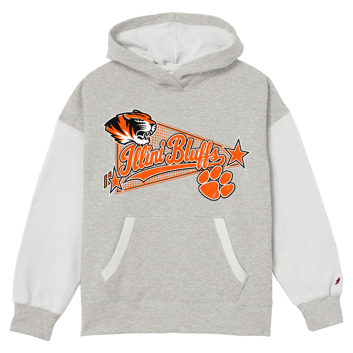 Tigers Pennant Reverse Fleece Hooded Sweatshirt
