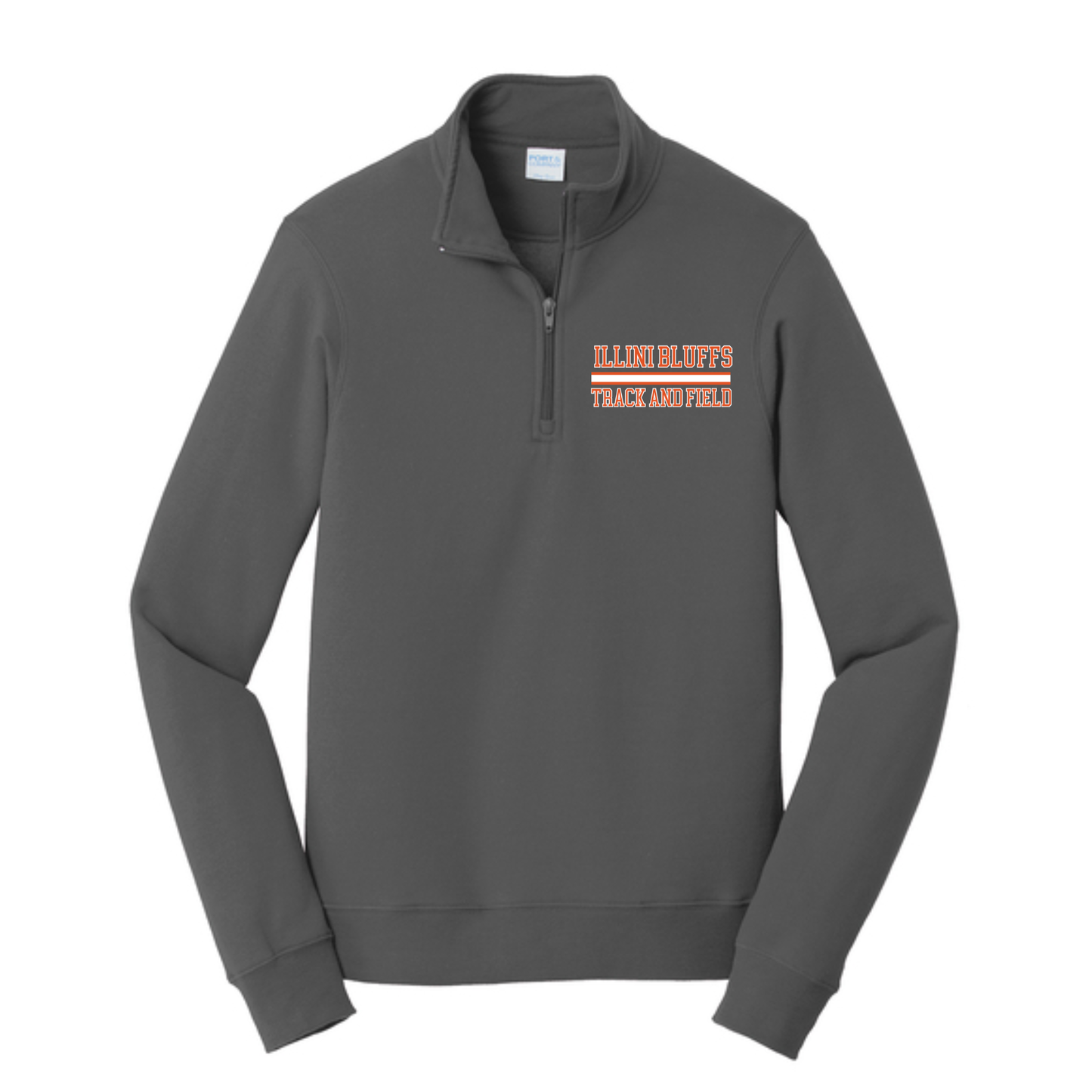 Illini Bluffs Track & Field Unisex Fleece 1/4 Zip Pullover