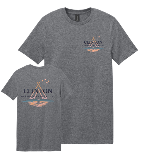 Clinton Marina & Campground Tee Front/Back