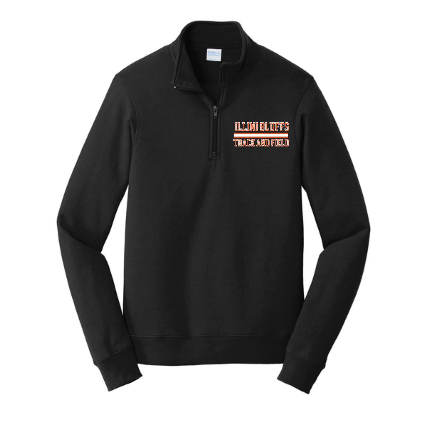 Illini Bluffs Track & Field Unisex Fleece 1/4 Zip Pullover