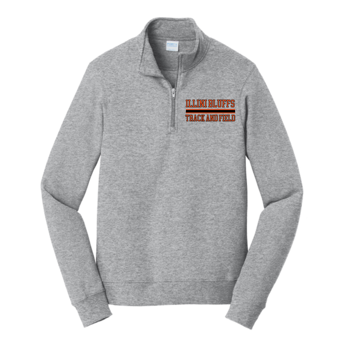 Illini Bluffs Track & Field Unisex Fleece 1/4 Zip Pullover