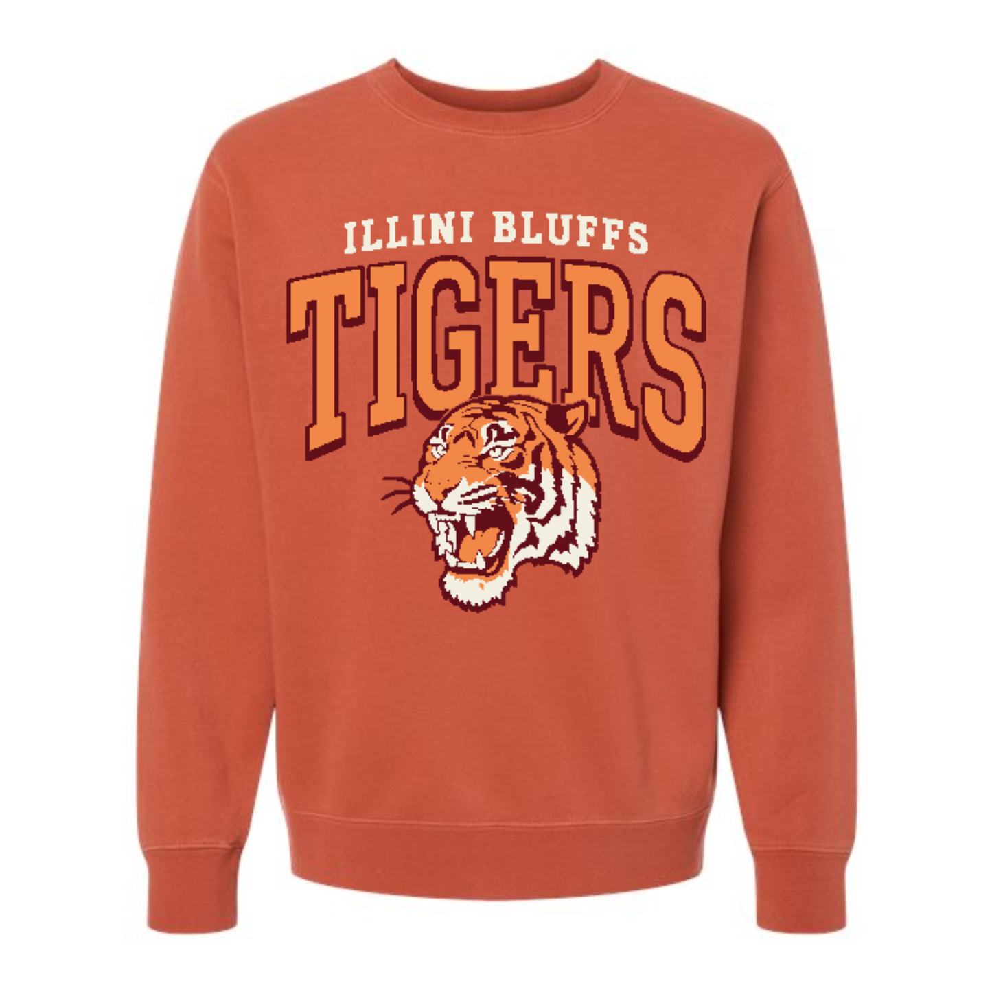 Vintage Tigers Faded Crewneck