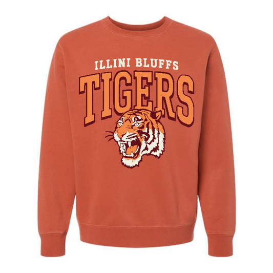 Vintage Tigers Faded Crewneck