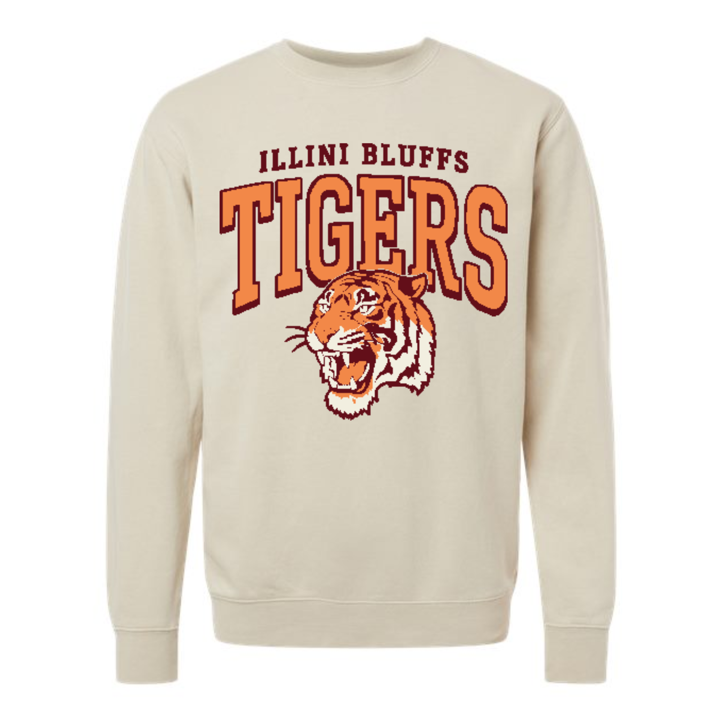 Vintage Tigers Faded Crewneck