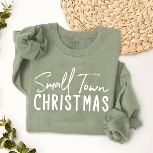 Small Town Christmas Crewneck Sweatshirt